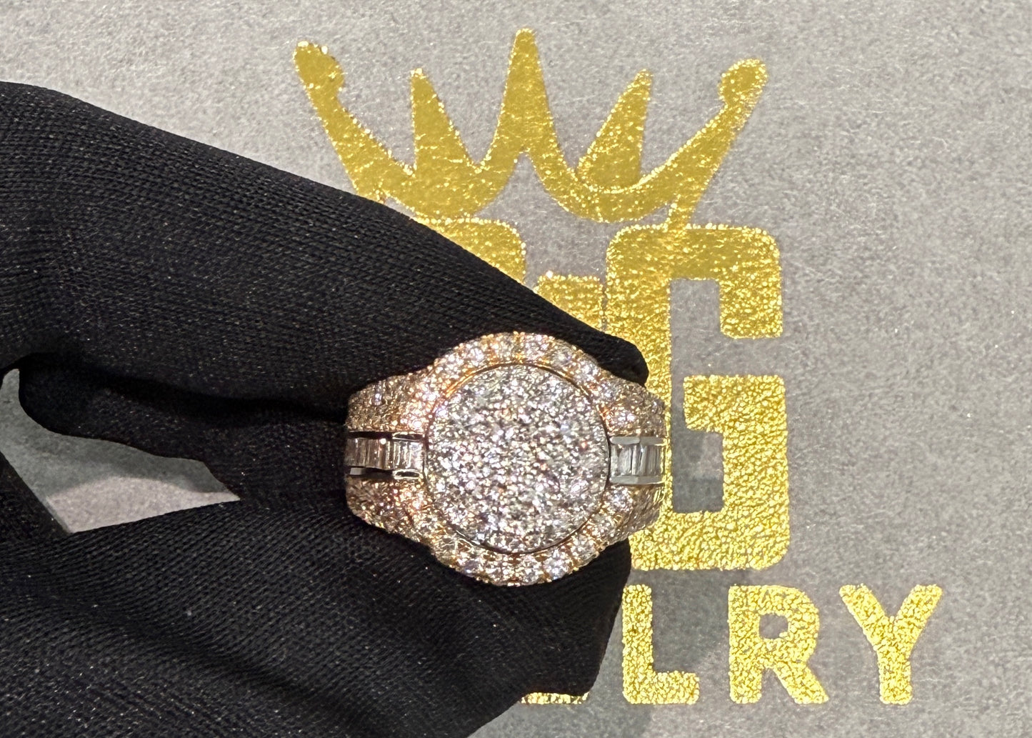 14k yellow gold natural diamonds 5.5ct