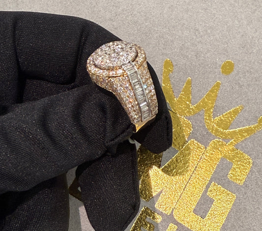 14k yellow gold natural diamonds 5.5ct