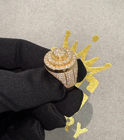 14k yellow gold natural diamonds 3ct